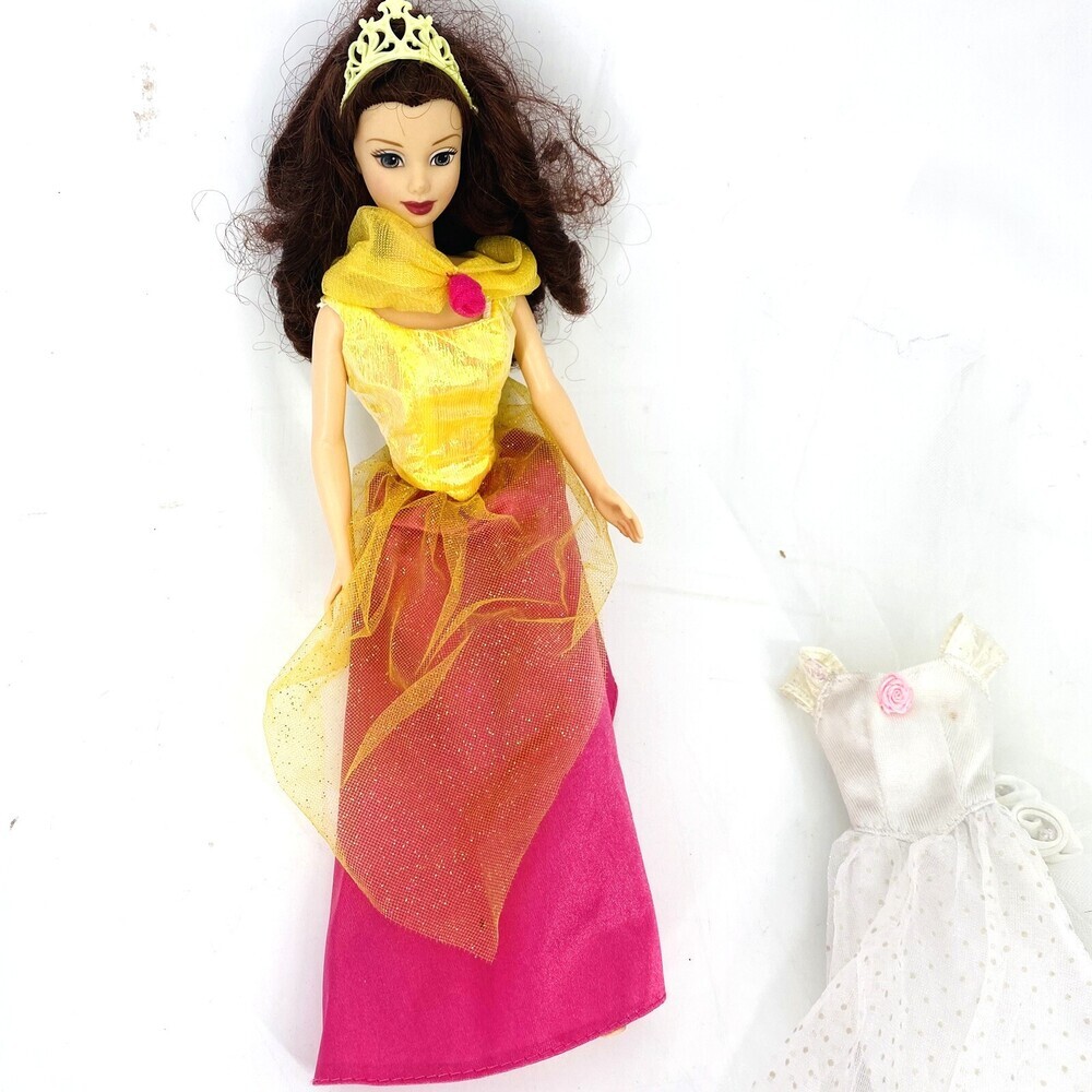 VTG 1966 Disney Barbie Doll Fantasy Fashions Belle With Some Original Clothes